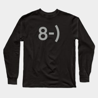 Emoticon – Sunglasses Long Sleeve T-Shirt